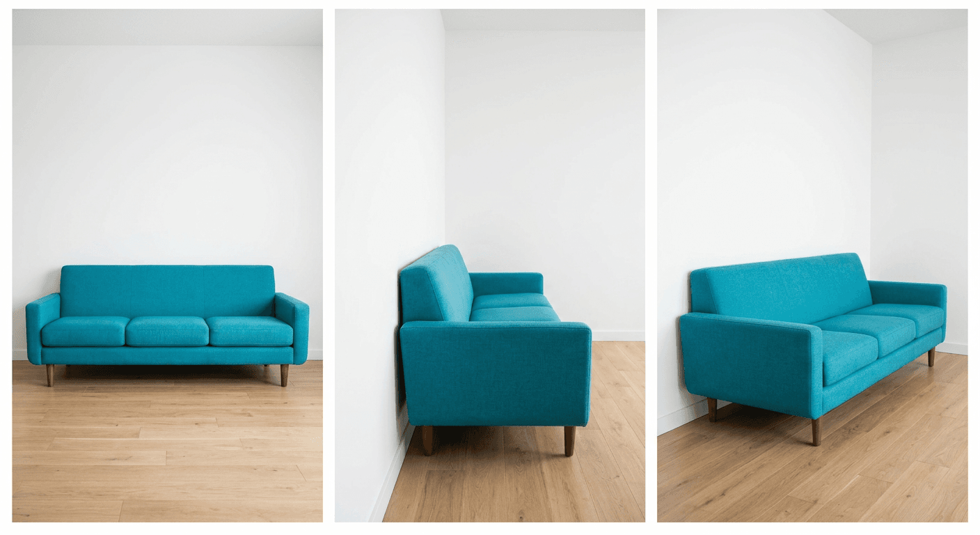 Step 3: MultiAngle generates every wall from one photo